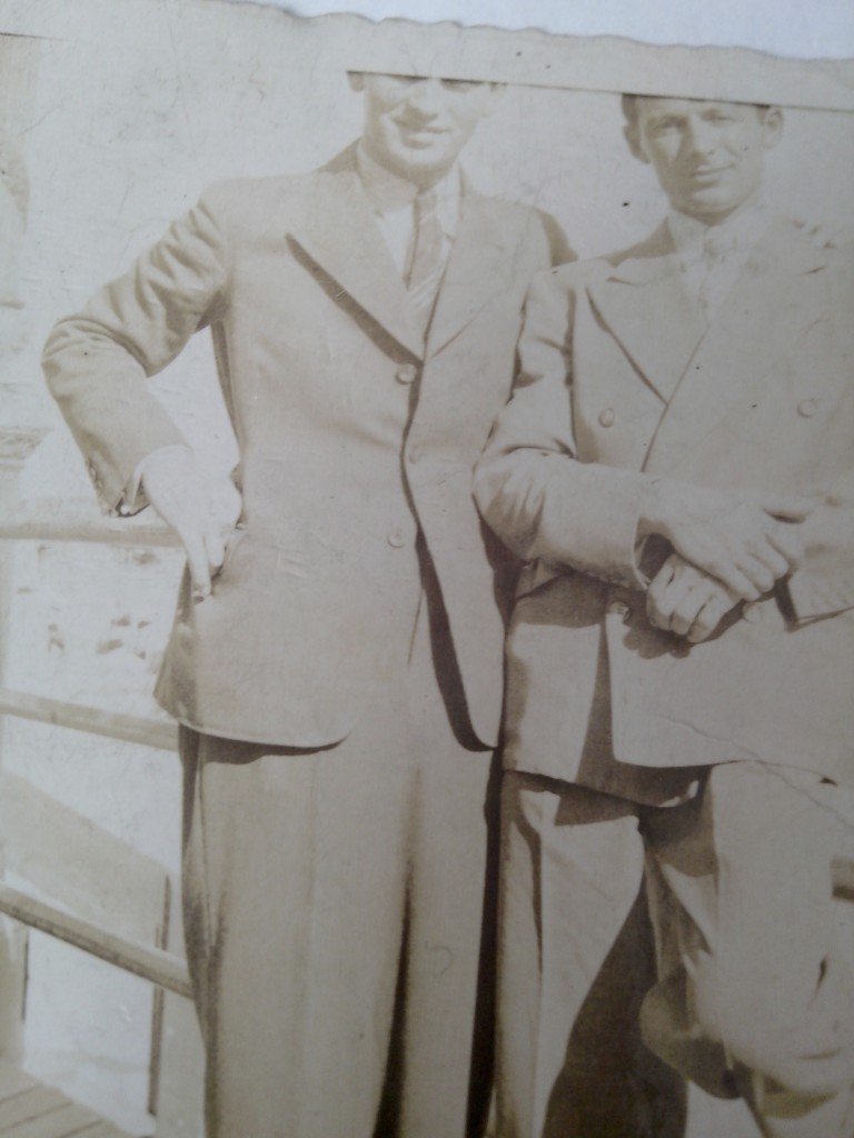 A picture of my Father and Uncle from Atlantic City