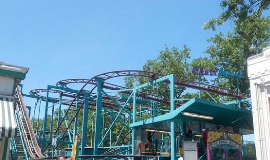 Playland's Wooden Coaster stopped briefly